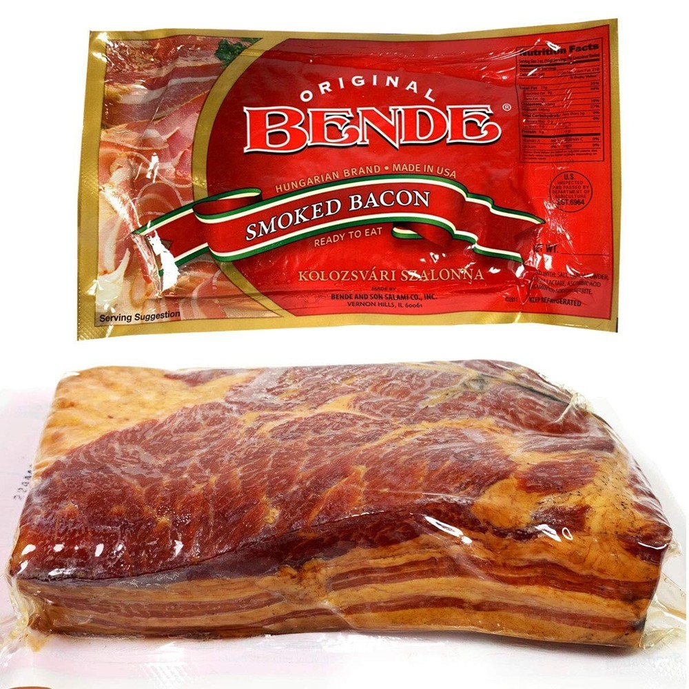 Hungarian Smoked Bacon PRE-PACK Kolozvari, 450g