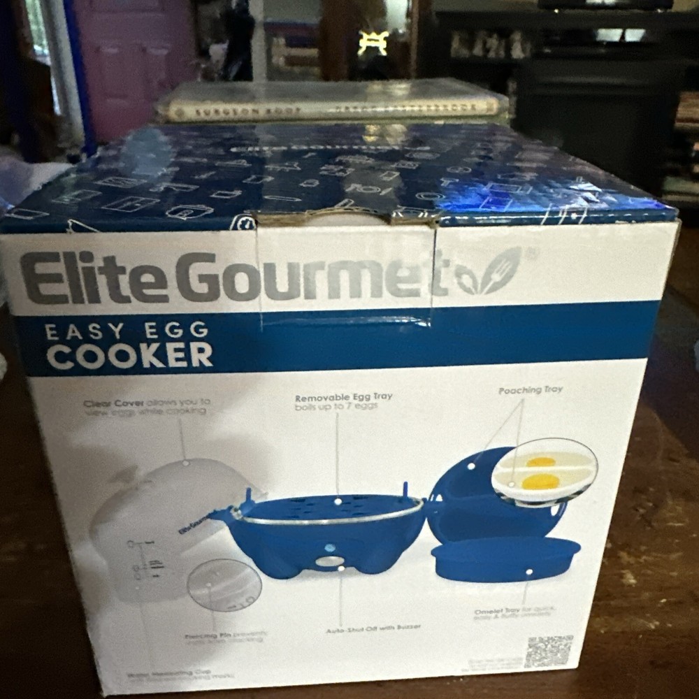 Easy Egg Cooker 7 Easy-To-Peel Hard Medium Soft Boiled Eggs Poach Omelette
