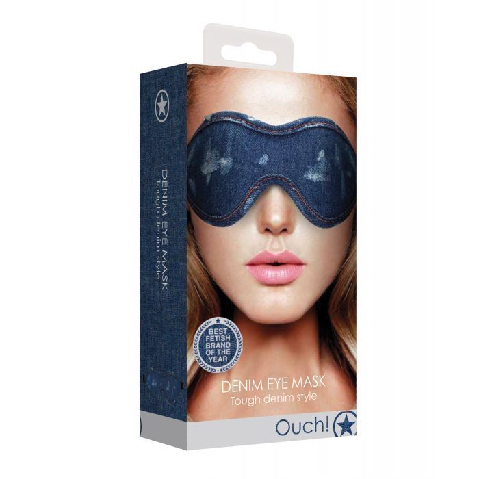 Shots Denim Eye Mask Blue