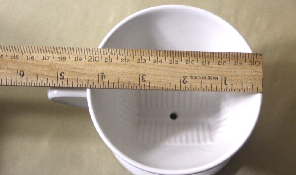 Blue Bottle Coffee White Ceramic Pour Over Cone Retired Design