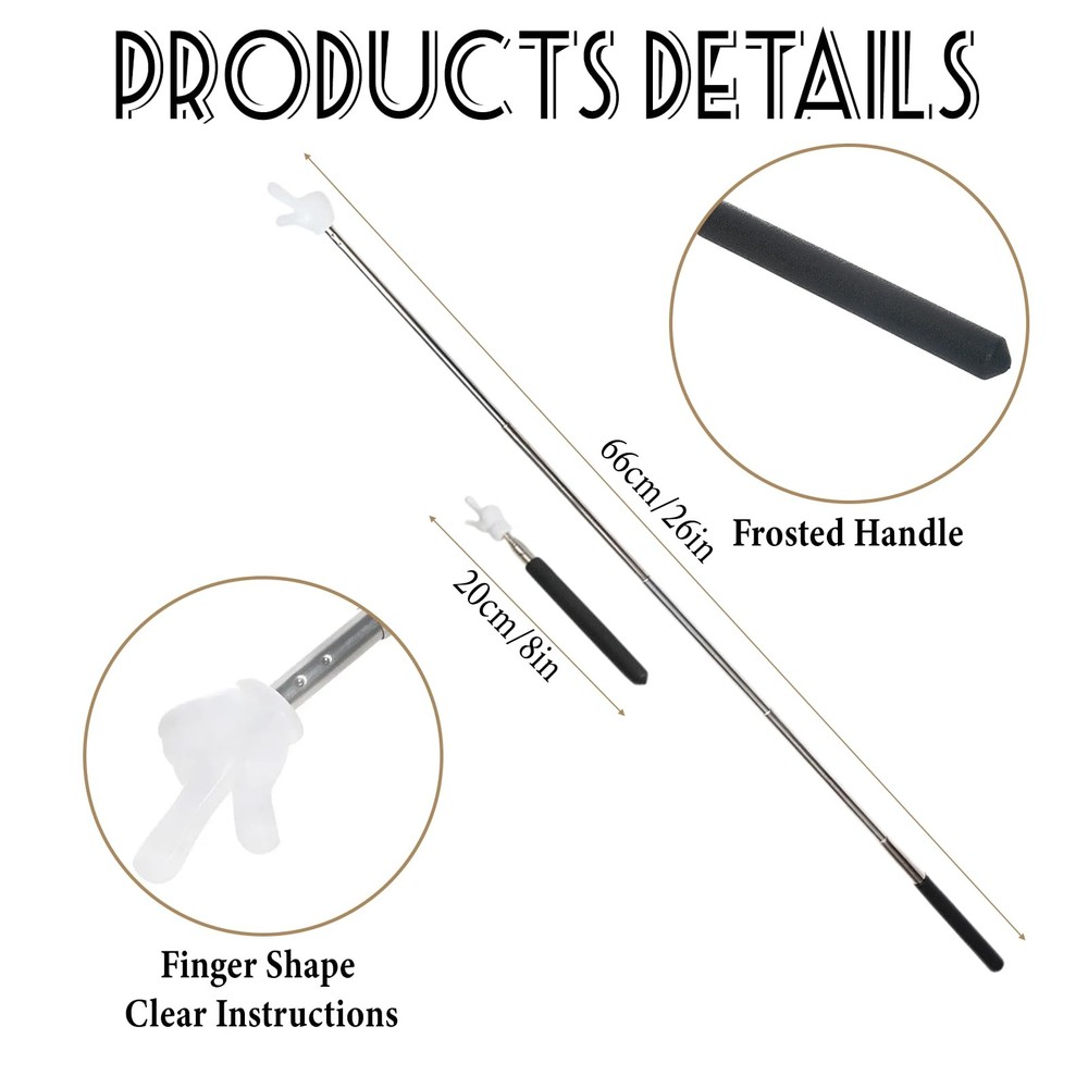 Pointer Finger Stick, Finger Teacher Pointer Stick for Classroom Hand Pointer...