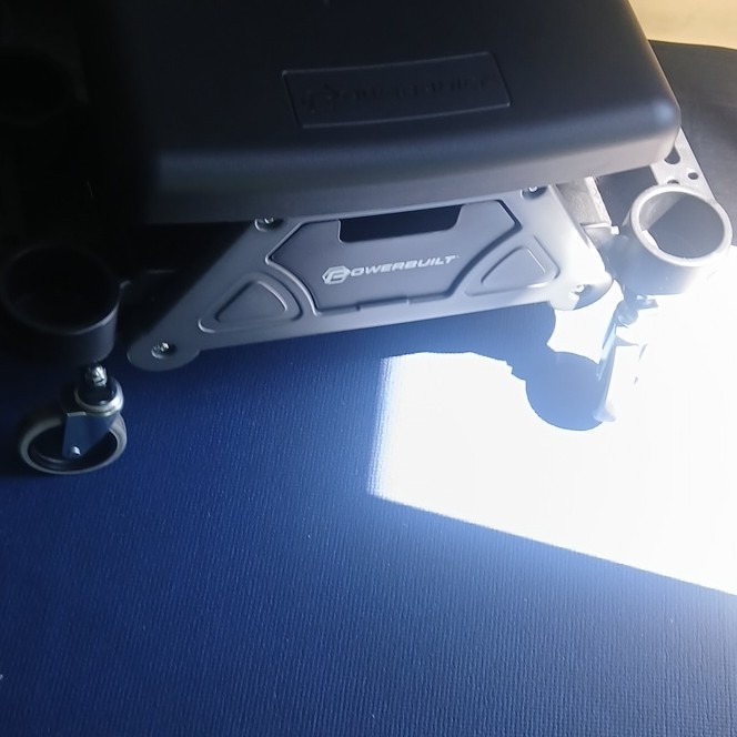 Rolling Seat W CUSHION, POWERBUILT,