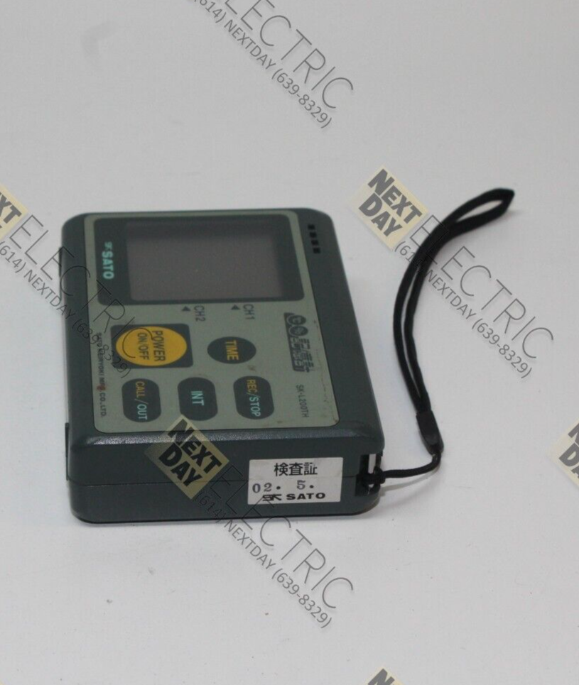 Sato Keirvoki, SK-L200TH, Data Logger Temperature Humidity Recorder Controller