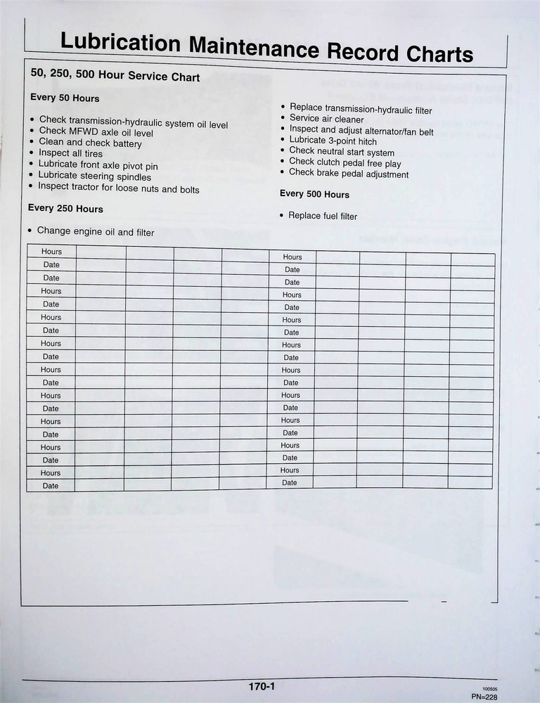 John Deere 5105 5205 Tractor Owners Operators Manual