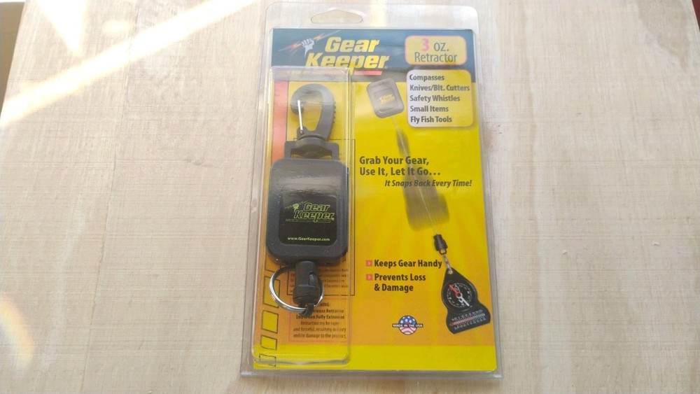 Gear Keeper RT2-0040 Retractable Tether with Heavy Duty Snap Clip
