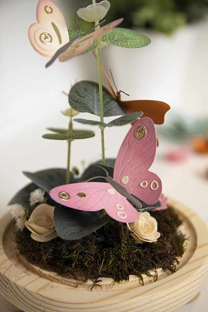 Sizzix Thinlits Patterned Butterflies Cutting Dies by Jennar 665896 NEW