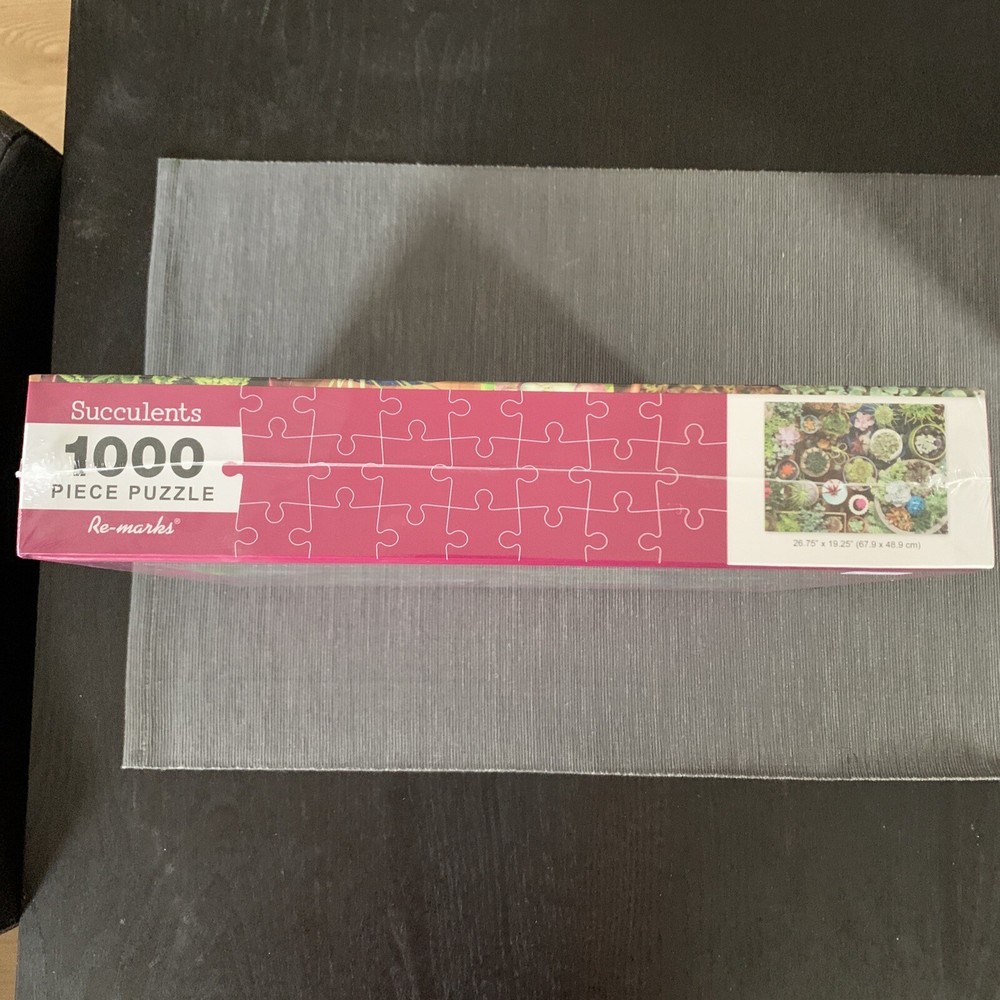 Re-Marks Succulents 1000 Pc Puzzle