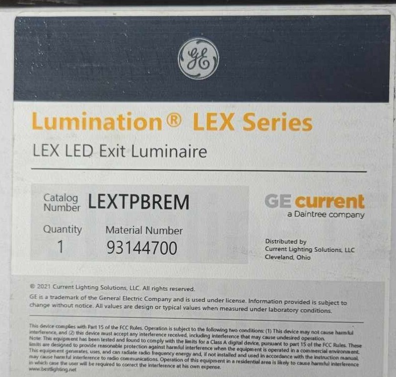 Lumination LEX Series Exit Luminaire