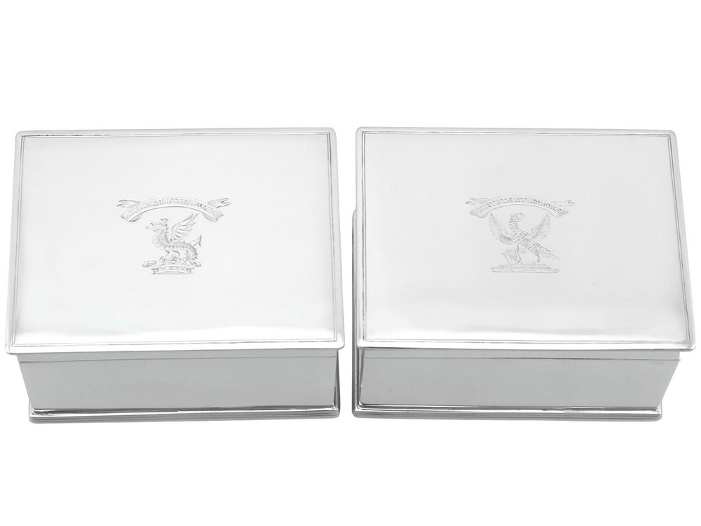 Antique George IV Sterling Silver Boxes