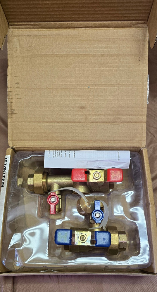 Watts 3/4” Tankless Water Heater Service Valve Kit LFTHW-FT-HCN-RV Lead Free NEW