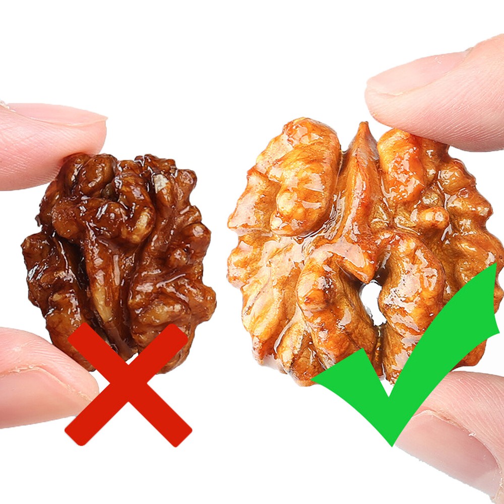 1 Pack 500g Sugar-Coated Amber Walnut Kernel Walnut Meat Leisure Snacks