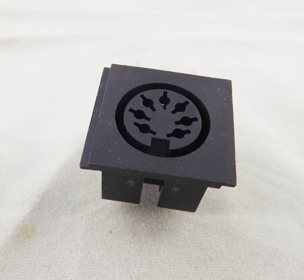 5pcs DIN 7 Pin Circular Jack Female Panel Mount PCB Mount Connector Adapter