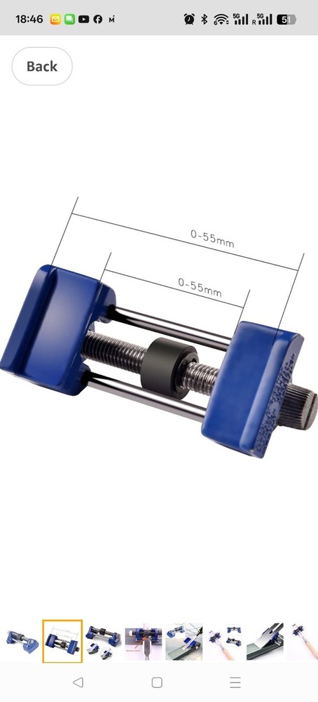 Woodworking Chisel Sharpening Guide, Adjustable Honing Jig, 0-86mm Clamp Width,