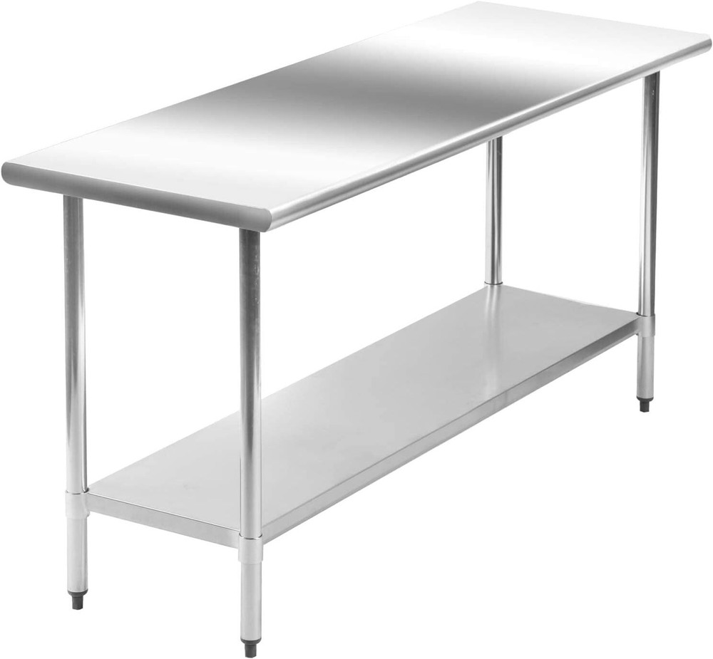 Stainless Steel Work Table Kitchen Work Table Scratch Resistent Commercial Work
