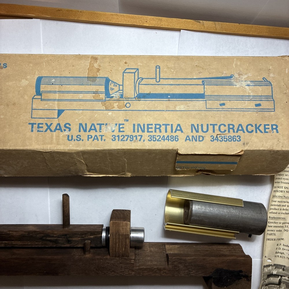 Vintage Texas Native Inertia Nutcracker Model #7141