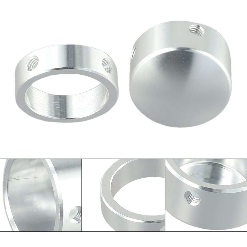 Gym Equipment Handle End Cap Plate Loaded Machine Accessory Silver Color