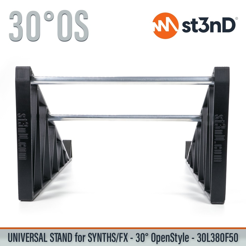 UNIVERSAL STAND for SYNTHS / CONTROLLERS / FX - 30° - Open Style - 30L380F50