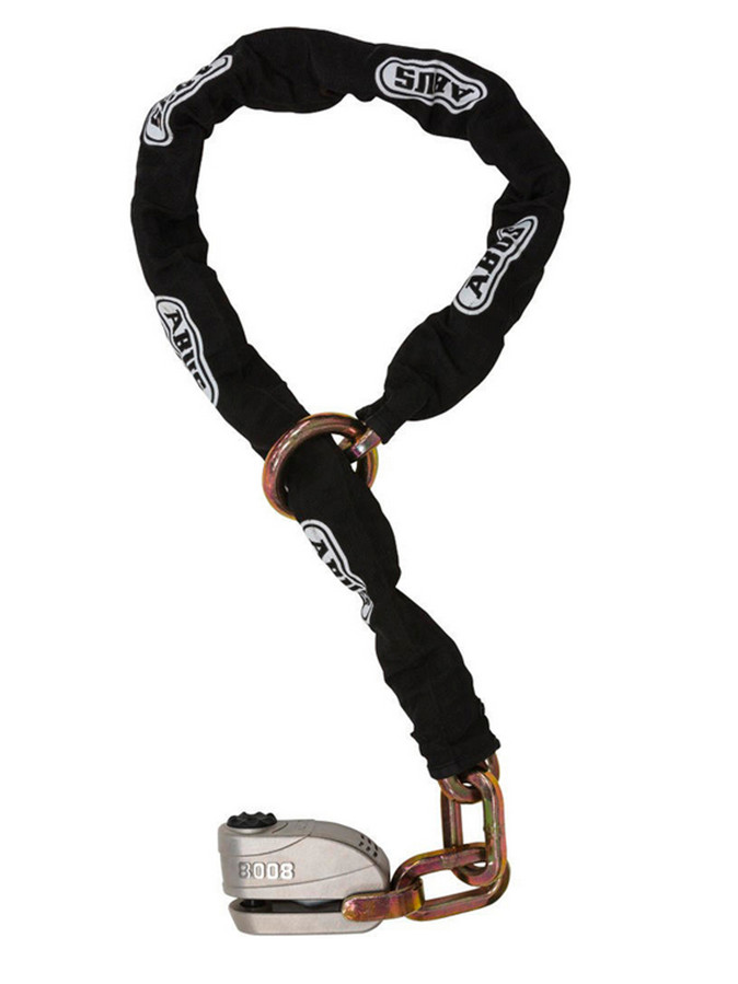 Abus Granit Detecto 8008 Disc Lock & Black Loop Chain 16/60mm - SUPERB Combo