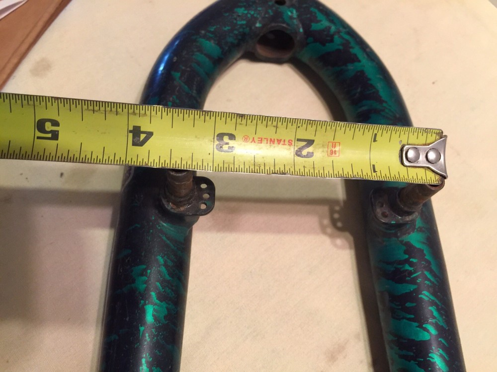 Used Tange Unicrown Fork Cycle Green Paint
