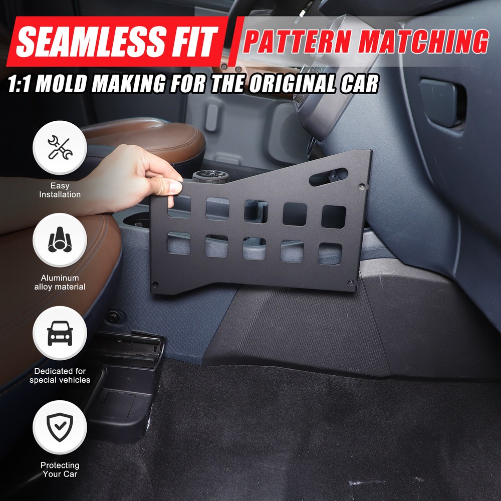 Interior Storage Molle Panel Center Console Organizer For Ford Maverick 2022+