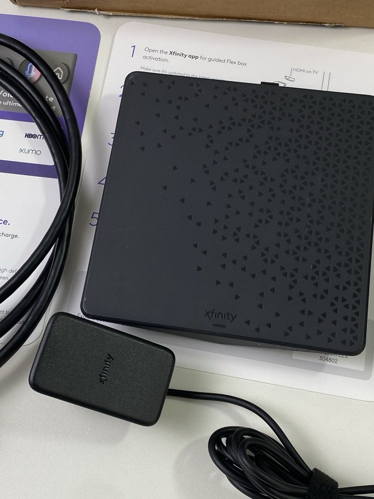 Xfinity Xi6-T Streaming Box + Remote + Power Cable + HDMI cable in Box