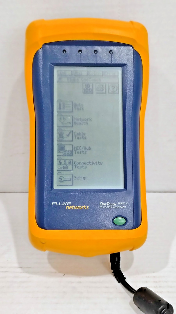 Fluke OneTouch Series II Portable Handheld Network Assistant Power Tested