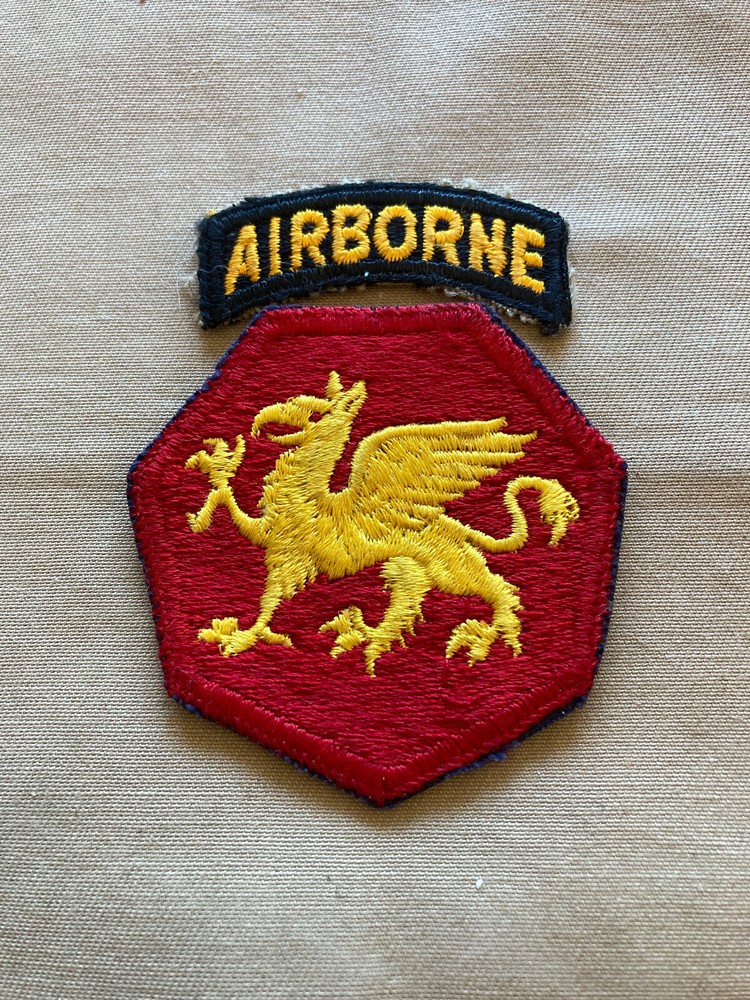 108th airborne division cut egde with tab