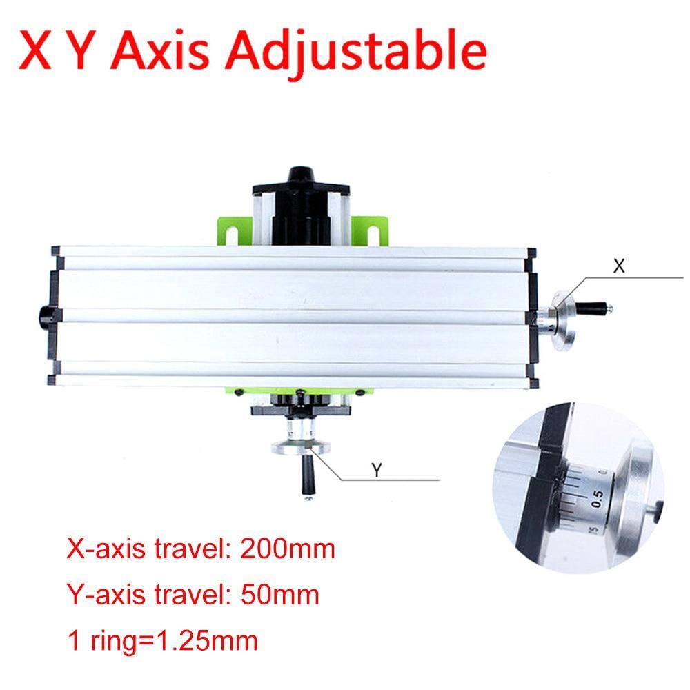 Milling Machine Working Slide Table Multifunction Worktable Vise Fixture Adjustm