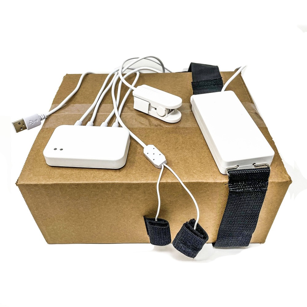 USB Polygraph Machine 3 Military Detector Test Testing Truth Dare Damaged Box