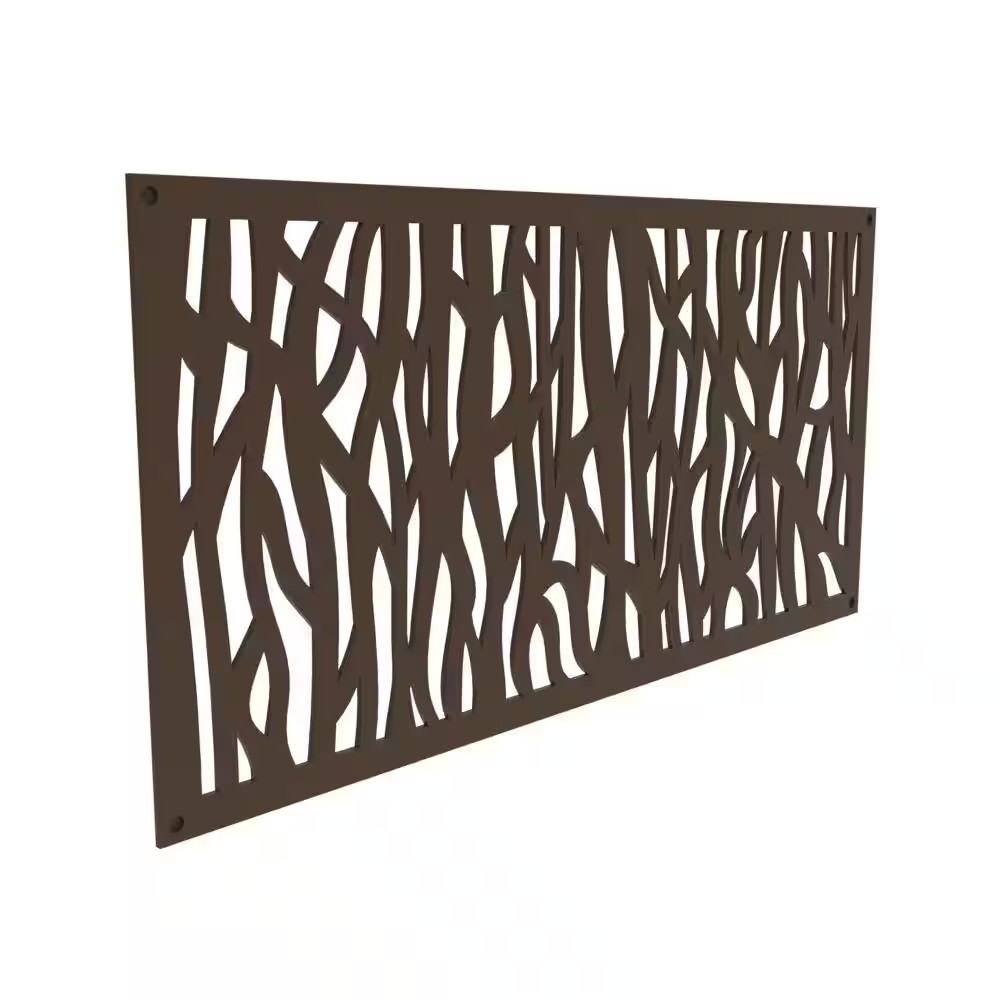 2 Ft. X 4 Ft. Sprig Umber Decorative Screen Panel