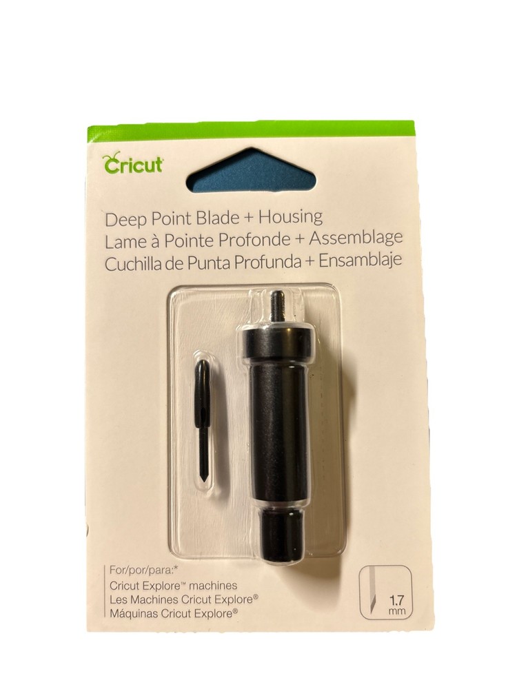 Cricut Deep Point Blade + Housing Explore 1.7 mm Maker New - Sealed