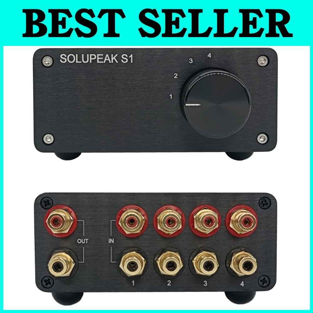 High-Fidelity Audio Selector Box