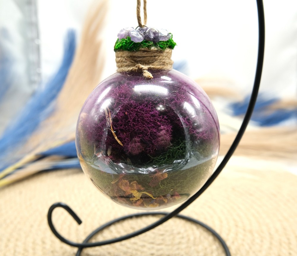 Moon Fairy Witch Ball With Stand - Witchy Decor