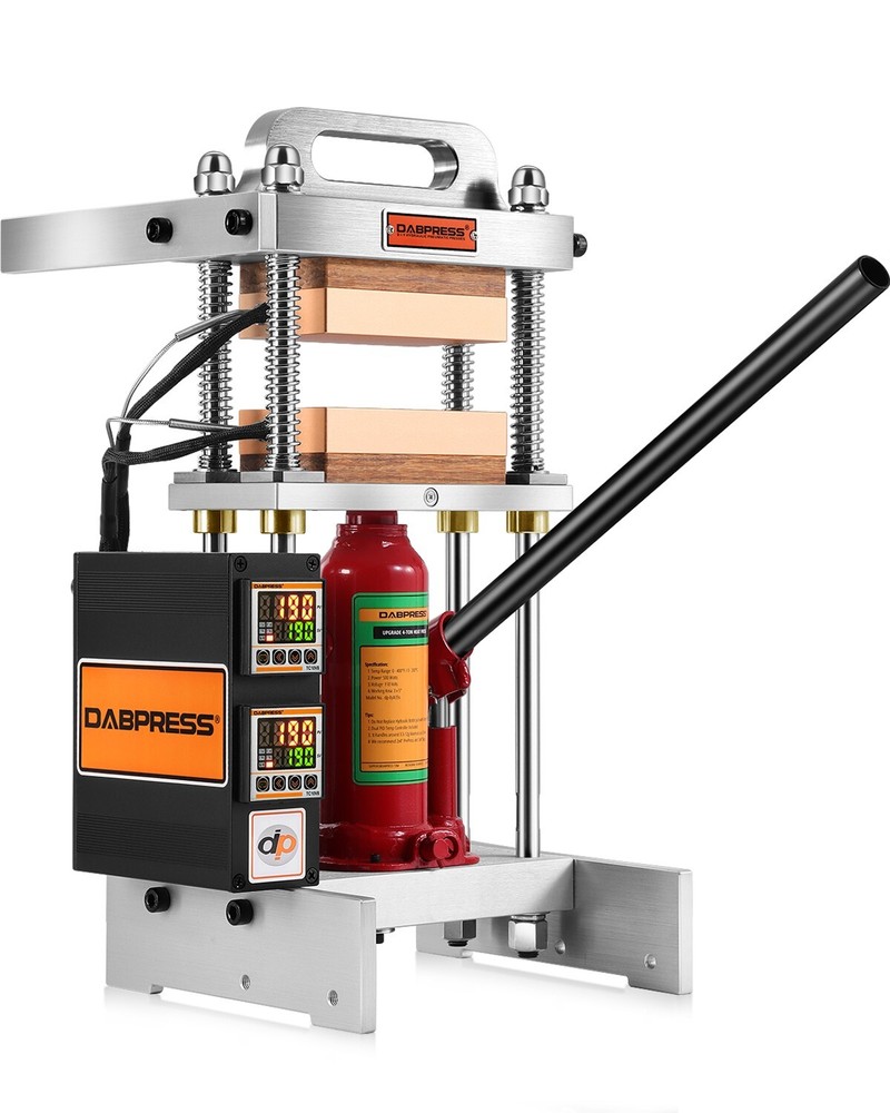 Dabpress 4 Ton Hydraulic Heated Press Machine for Beginner - BJ4T35