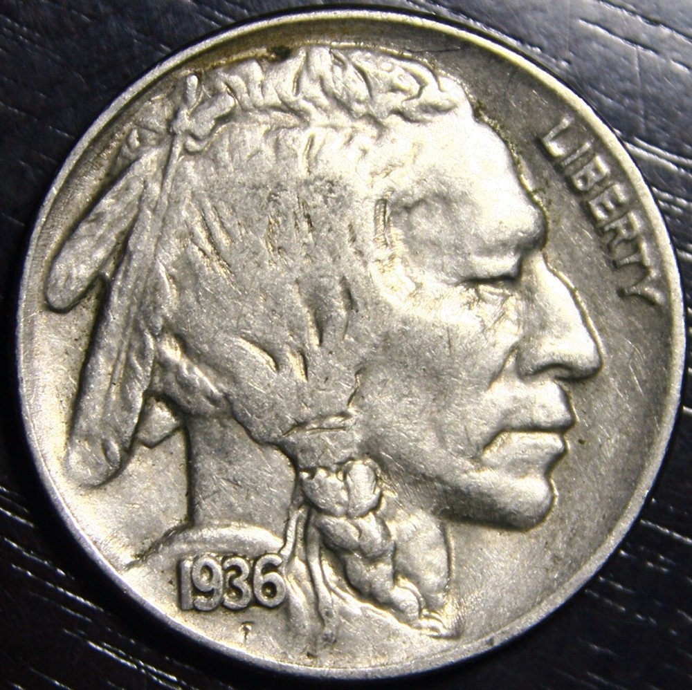 1936 P  Buffalo Nickel 5c