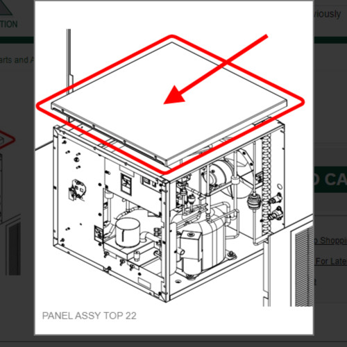 PANEL ASSY TOP 22 #2101431-01S