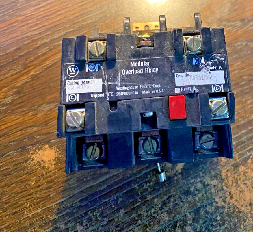 CUTLER HAMMER MORA1MAE 600VAC 25A MODULAR OVERLOAD RELAY MORA 1 MAE