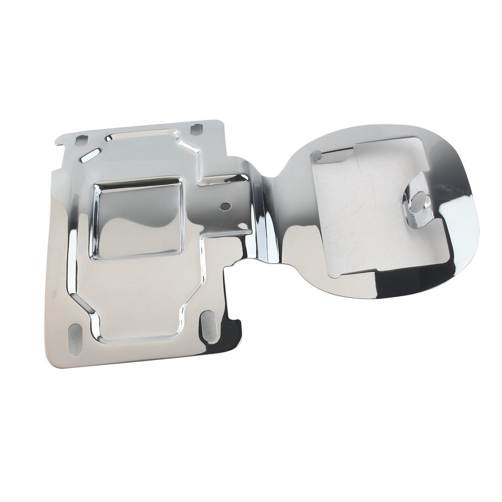 Chrome License Plate Relocation Bracket Kit For Harley Road Electra Glide FLHTCU