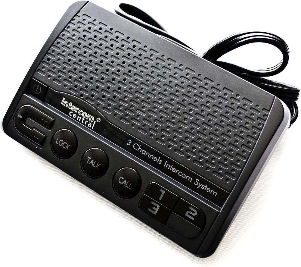 Intercom Central® GROUND wire Power-line 3 CHANNELS White3Units, white