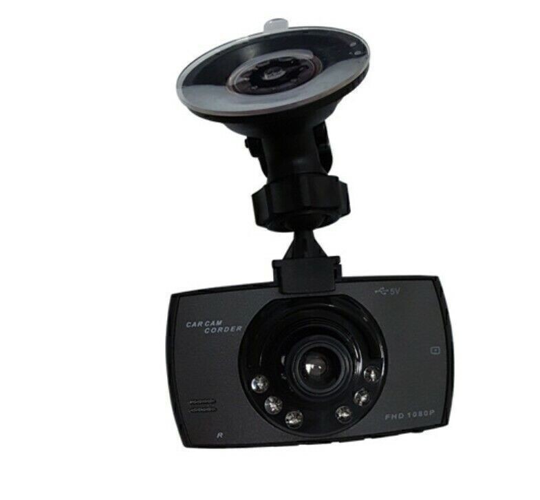 For LCD Screen Car DVR Dash Cam Video Recorder G-Sensor Front Inside Camera