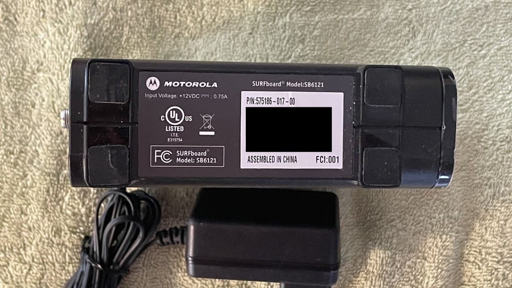 Motorola Arris SB6121 SURFboard Cable Modem