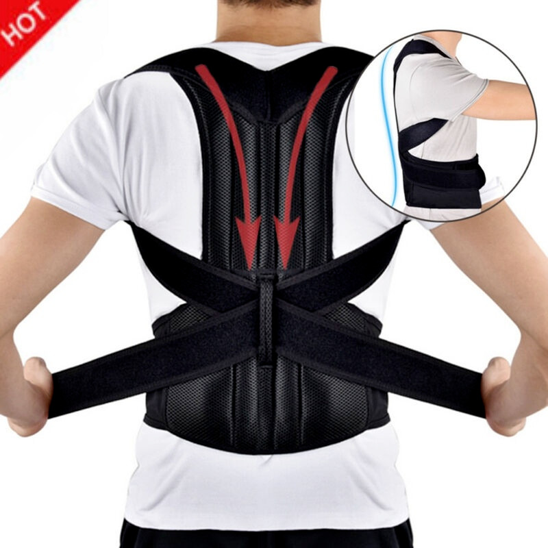 Back Brace Posture Corrector Adjustable Upper Back Brace for Clavicle to Support