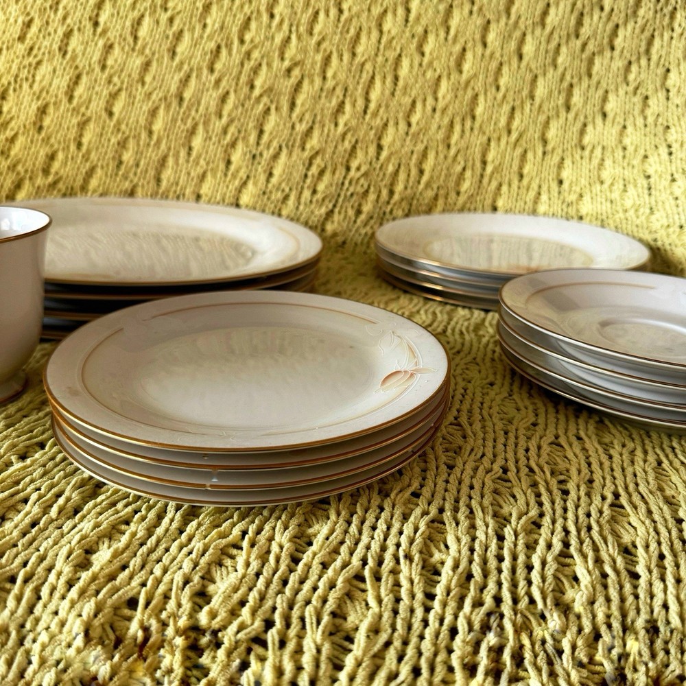 Noritake Devotion Ivory China 20-Piece Set 4 Place Settings, Model 7271