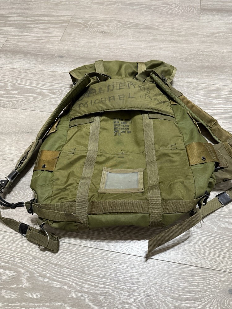 Vintage US Military Nylon Field Pack Combat Backpack LC-1 NO FRAME