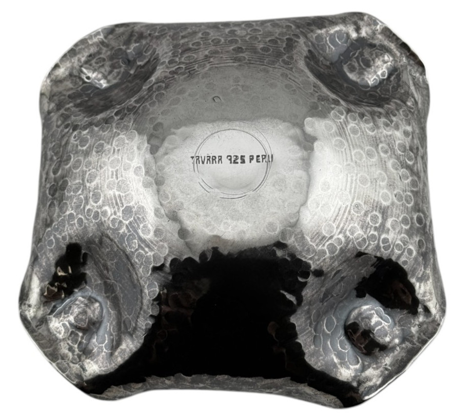 Peruvian .925 Sterling Silver Dish