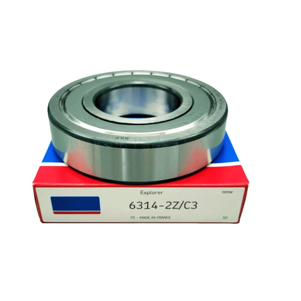 New SKF 6314-2Z/C3 Deep Groove Ball Bearing