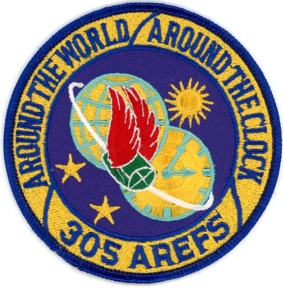 US Air Force Patch:  305th Air Refueling Squadron, Heavy