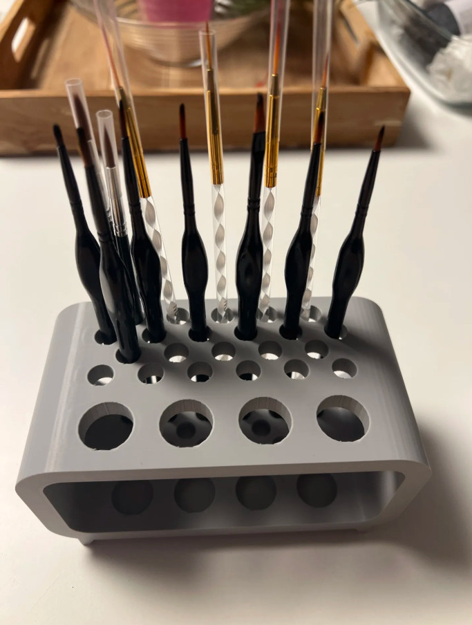 Paint Brush and Pen Organizer | Artist Storage Solution for Desk | Customizable