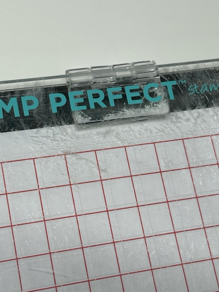Hampton Art STAMP PERFECT Stamp Positioning Tool, 3 Magnets, Foam Insert