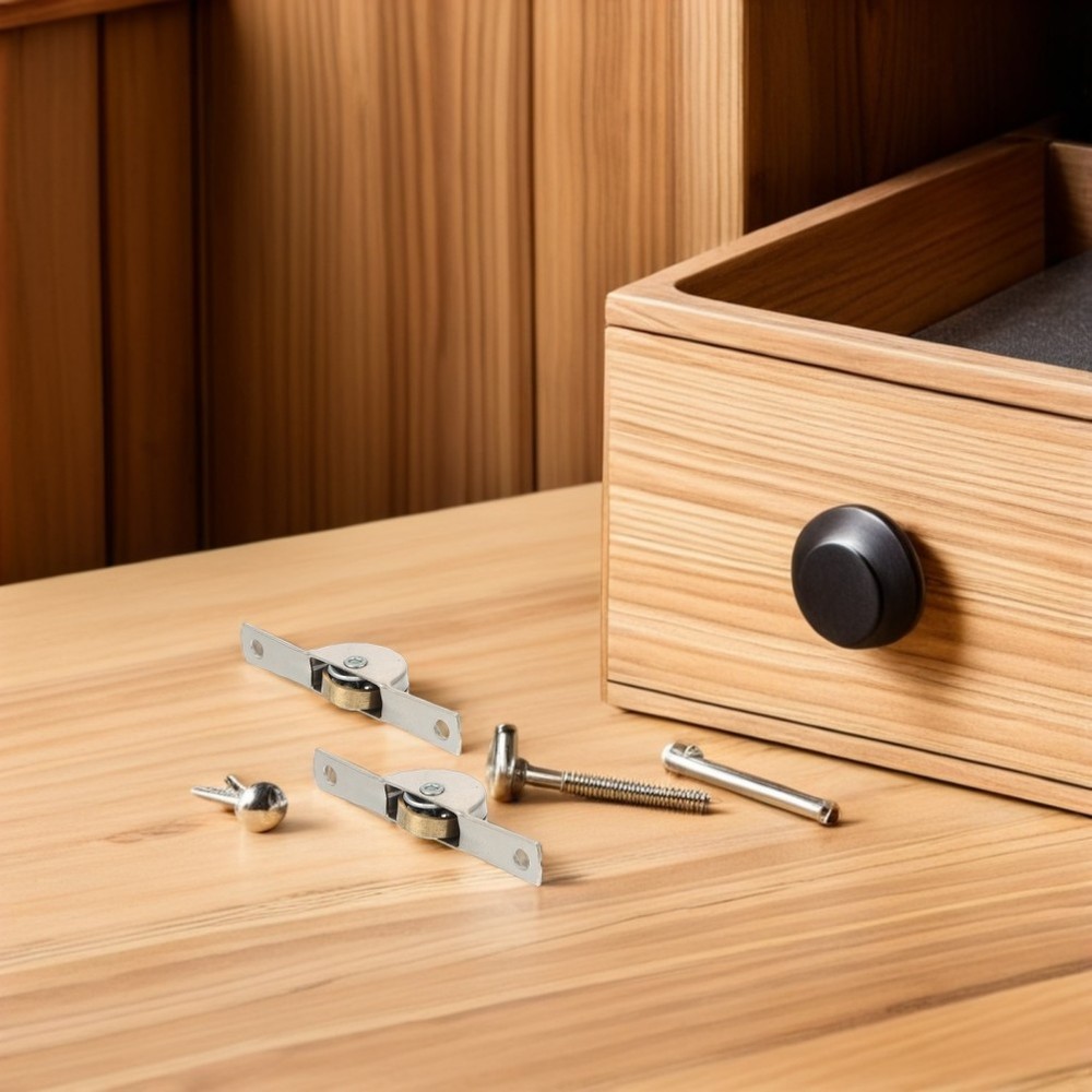 10 Pcs Cabinets Sliding Doors Pulleys Closet Rollers Replacement